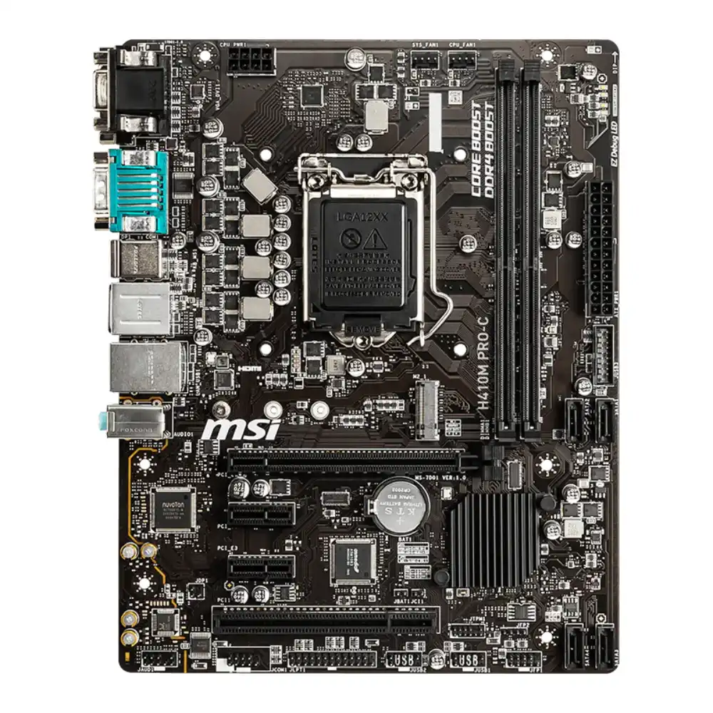 MSI Motherboard H410M PRO-C DDR4 For Intel 10th Gen view 2